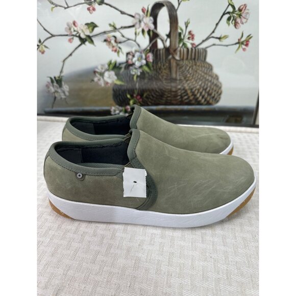 BOGS Womens Waterproof Slip-On Shoes Size 8.5 Olive Green - Picture 3 of 8